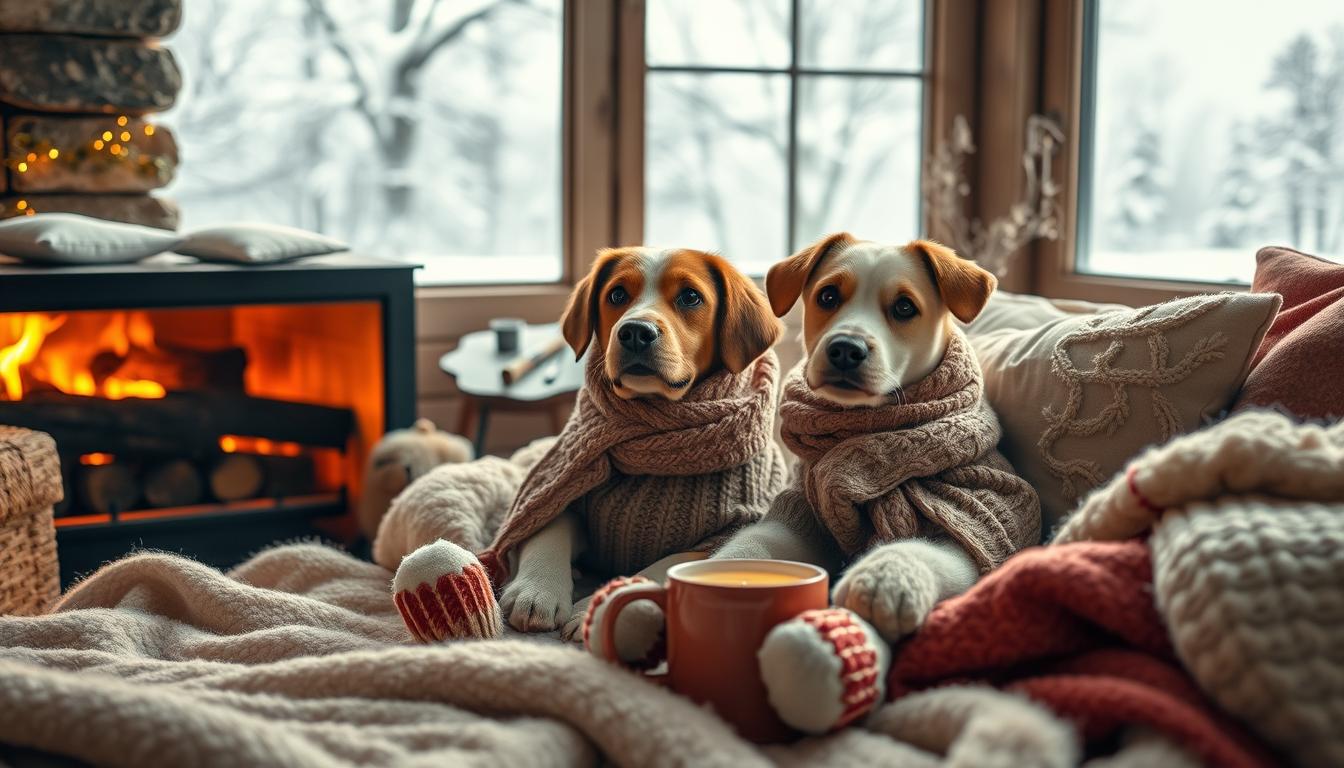 You are currently viewing How to Keep Your Dog Warm on Winter Trips