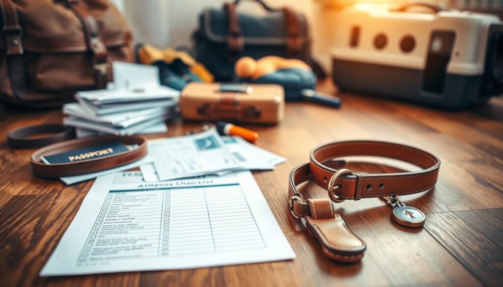 pet travel checklist