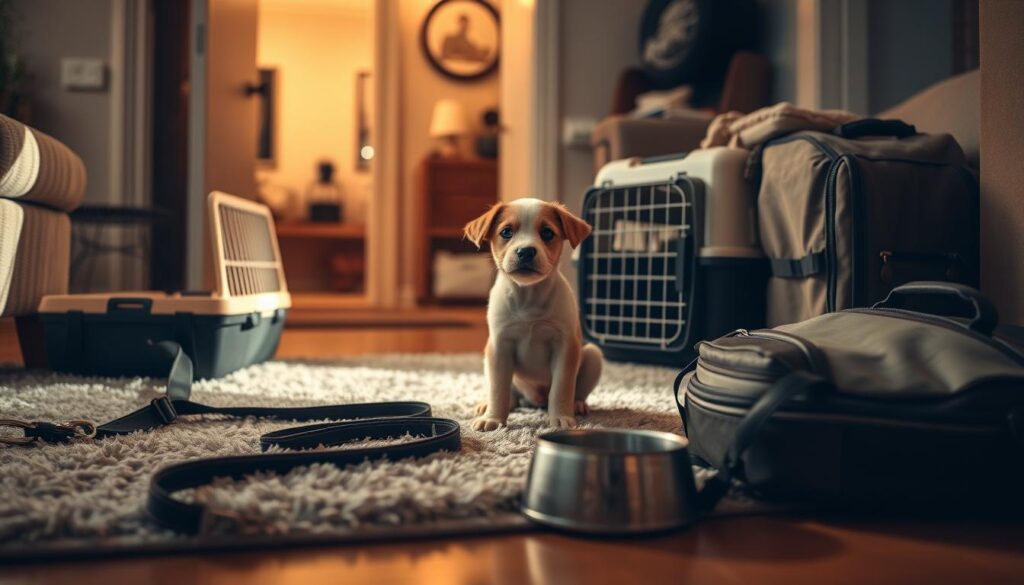 puppy travel preparations