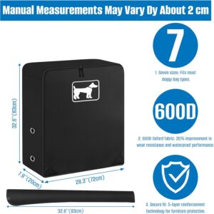 SIRUITON 2Pack Dog Playpen Storage Bag, Fits 32″ H 8 Panels and ...