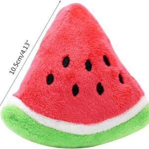 2025 Watermelon Plush Squeaker Dog Toy for Small Large Puppies Durable Chew Cotton with Squeaky Sound Interactive Play Reduce Boredom Pet Gift for Dog Owners