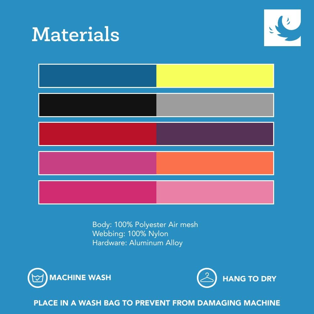 RC Pets Multi-Use, Sturdy, Breathable Moto Control Harness for Dogs and Cats | X-Small, Black/Grey (X-Small, Arctic Blue/Tennis) - Image 5