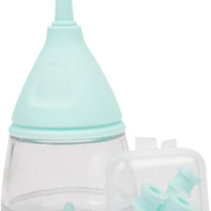 Kitten Bottle Feeding Kit,35ml Pet Supplies Pet Feeder Set Milk Bottle Replaceable Nipples for Puppy,Travel,Small Animals, Blue