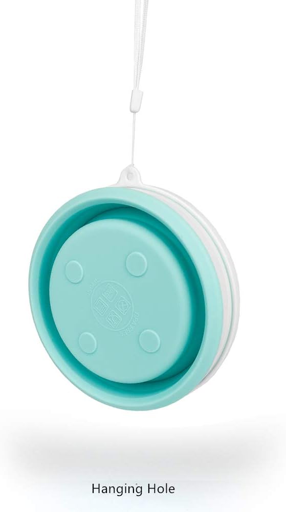 CARTINTS 950ml Collapsible Bowls-Silicone Food Storage Containers-Prep/Storage Bowls with Lids-Silicone Lunch Containers, Ideal for Travel and Camping (Blue) - Image 5