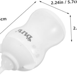 DECHOUS 2pcs Pet Feeding Bottles: Nursing Supplies for Small Animals Puppies and Kittens Portable Travel Feeder Bottle for Newborn Pets