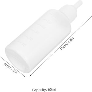 2sets Pet Feeding Bottle Kit for Puppy Kitten Newborn Cat Dog Nursers Brush Safe Home Pet Supplies