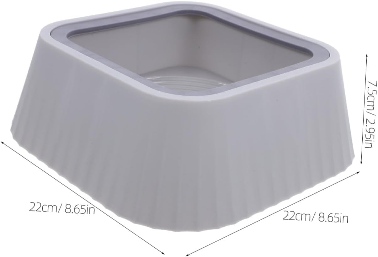 No Spill PET Water Bowl for Dogs and Cats Floating Tip Design 1.5L Capacity Easy PET Feeder with Non-Slip Base for Home and Travel - Image 2
