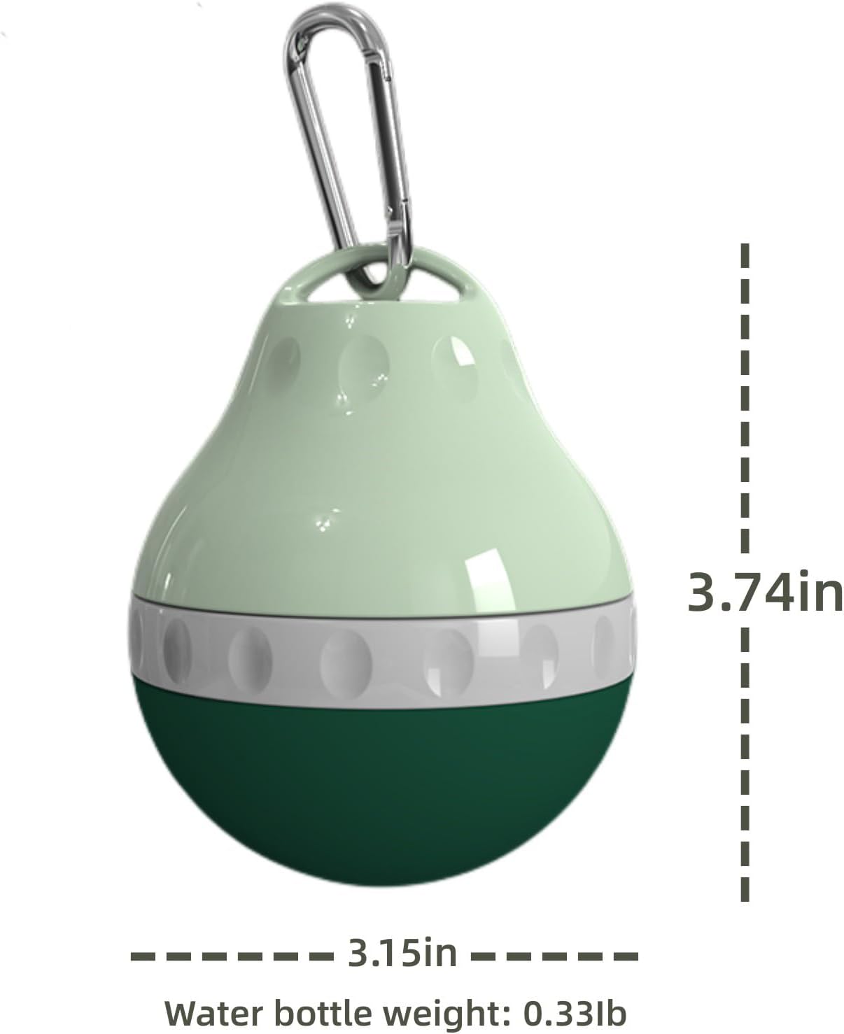 Dog Travel Water Bottle Detachable Bowl Leak Proof Portable ,Silicone Bottle Body,Collapsible and Suitable for Small Pets for Outdoor Walking, Hiking, Travel - Image 7