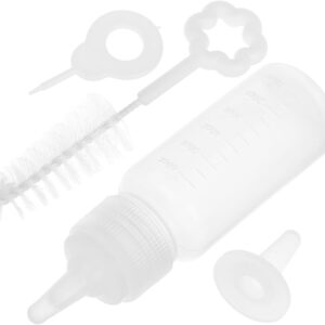 HANABASS 1set Newborn Pet Nursing Bottle Kit Feeder for Puppies and Kittens Easy to Design Includes Feeding Tools for Animals