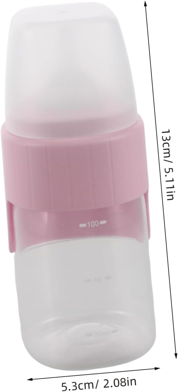 Happyyami Practical Kitten Milk Feeder Portable Dog Feeding Bottle with Nipple for Puppies Small Animals for Travel Daily Use Easy to Clean Controlled Milk Flow - Image 8