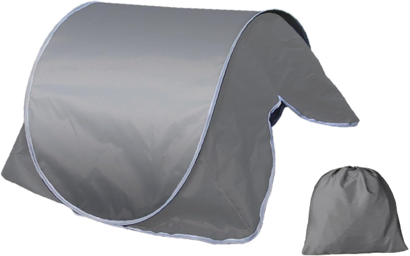 Mini Beach Instant Canopy Anti Shade Automatic Shade Tent for Park Outdoor Hiking Dog Pet Sunbathing, Gray - Image 6