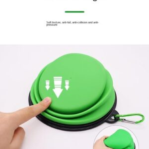 Collapsible Dog Bowls for Travel,Dog Portable Water Bowl for Dogs Cats Pet Foldable Feeding Watering Dish for Traveling Camping Walking (Red,650ml)