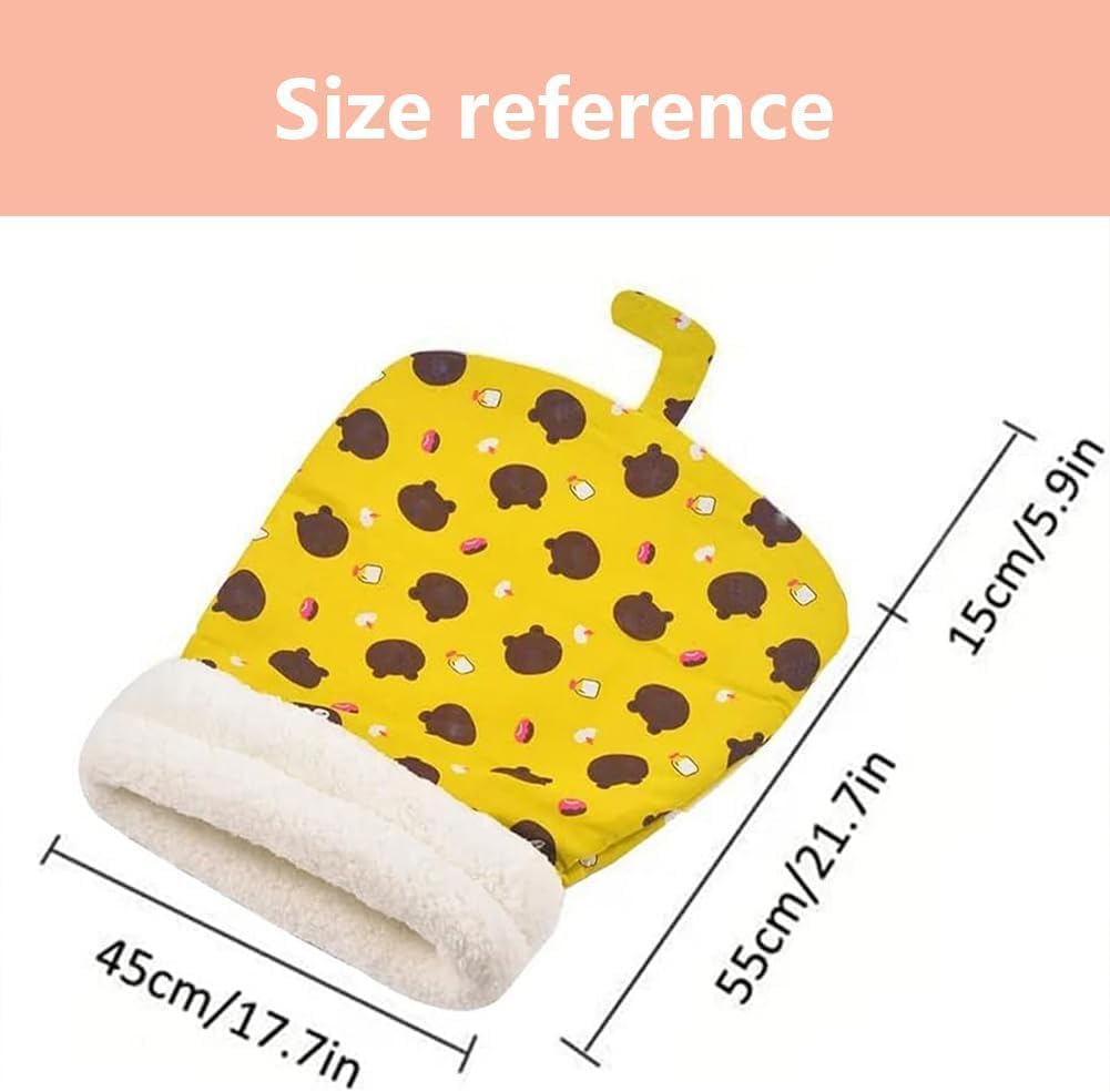 Cozy Pet Nest for Cats and Dogs, House Warm Cave Sleeping Nest Bed for Small Cats and Dogs, 2 Sizes Portable Calming pet nests, Self-Warming Pet Nest Cat Dog Sleeping Bag for Indoor (F, Medium) - Image 8