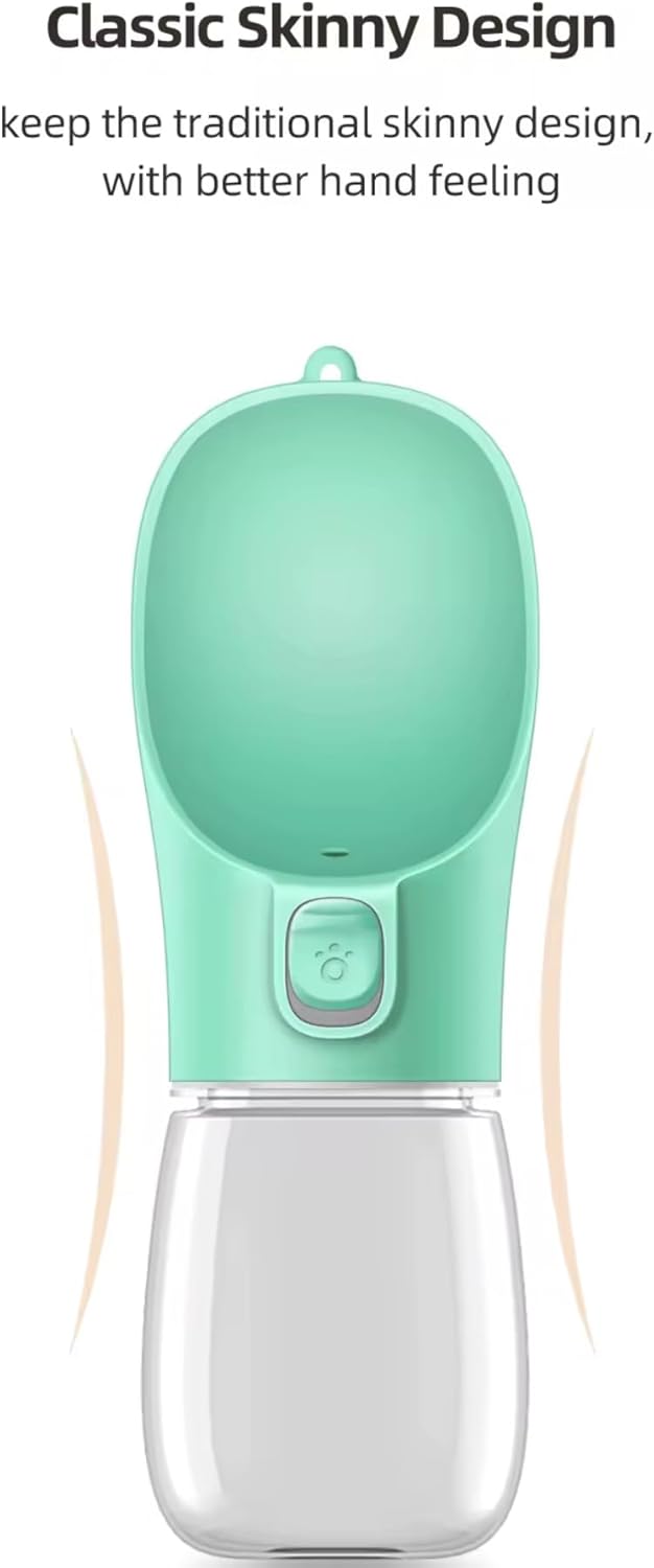 Portable Dog Water Bottle – Leak-Proof & Convenient Hydration for Pets On-The-Go (White, Small) - Image 5