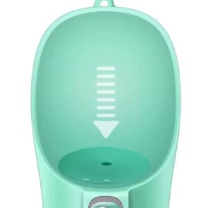 Portable Dog Water Bottle – Leak-Proof & Convenient Hydration for Pets On-The-Go (White, Small)