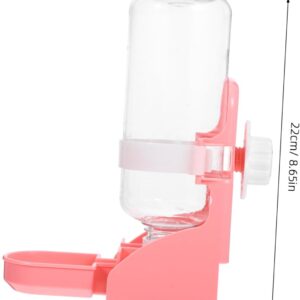 Balacoo Hanging Design Pet Water Feeder Bottle for Cats Dogs Rabbits and Hamsters Portable Leak and Pressure Resistant Automatic Water Dispenser for Home and Travel