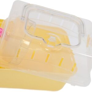 Garneck Outdoor Hamster Cage with Water Feeder Compact Plastic Carrier for Pets for Travel and Camping Suitable for Hamsters Gerbils and More