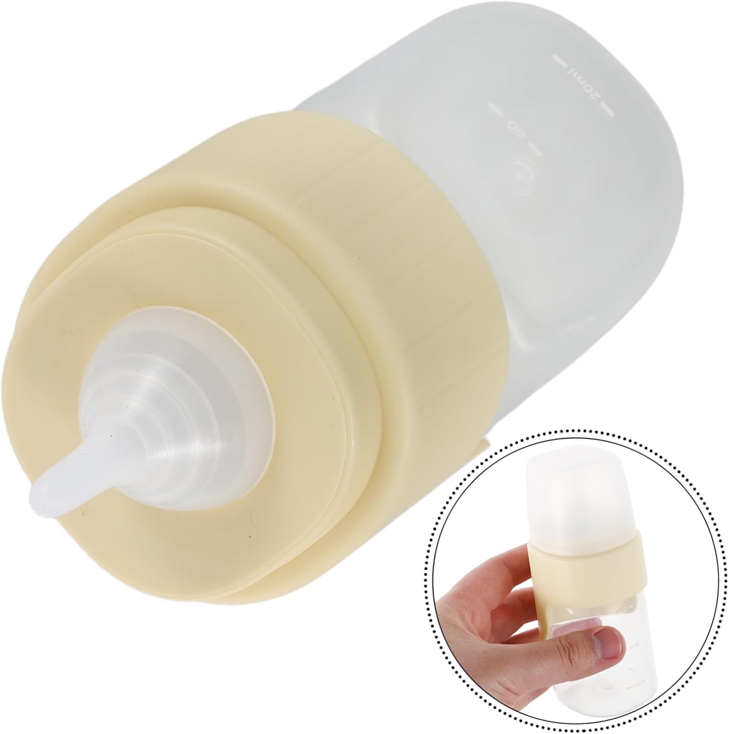 GANAZONO Newborn Pet Feeding Bottle for Kittens and Puppies Travel Friendly Design with Nipple for Safe and Comfortable Feeding Easy to Animal Nursing Bottle - Image 3