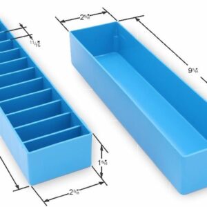 Laube Mini Blade Case for Pet Grooming Clipper Blades – Organizer Fits 12 Blades – Compact Size (9.25″ x 2.25″ x 2.25″) – Detachable Snap On Lid – Impact Resistant Plastic – Made in The USA – Yellow