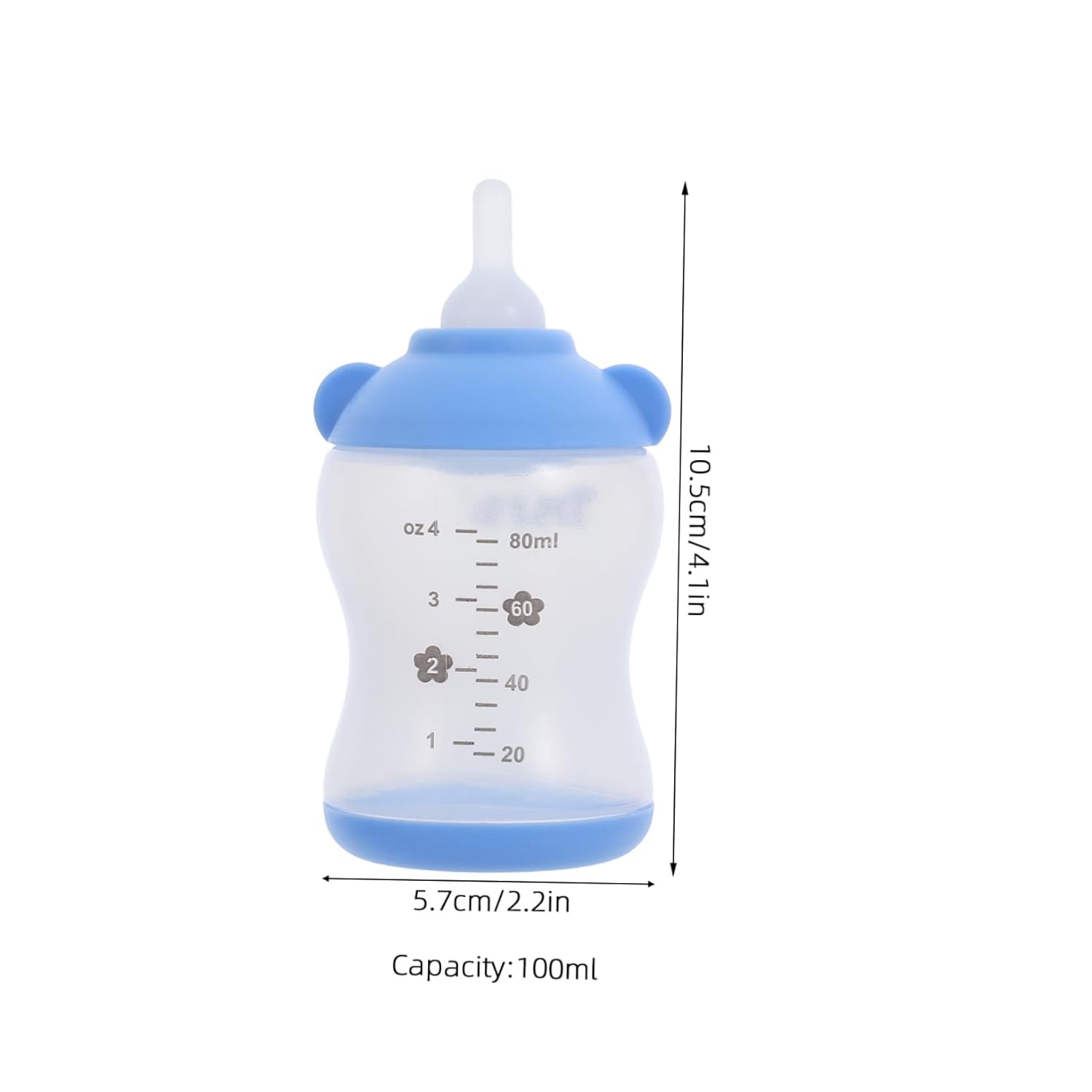 BESPORTBLE 2PCS PET Nursing Bottle Silicone Feeding Bottles for Newborn Puppies and Kittens Portable Feeding Tool for Travel and Outdoor Use - Image 2