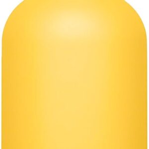 Ubbi Pup & Me Stainless Steel Insulated Portable 32 oz. Water Bottle for Dogs and Owners with Attached Dog Bowl, Yellow