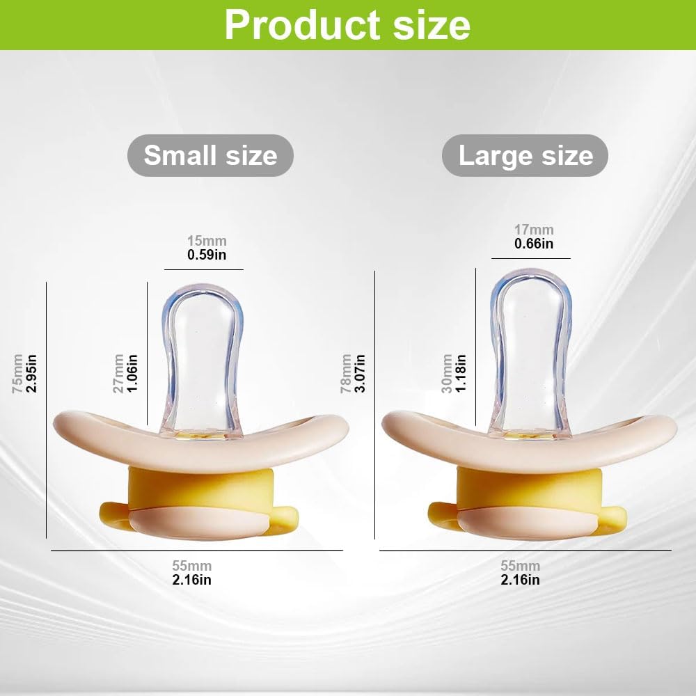 3PC Dog Silicone Pacifier New Born Puppy Pacifier for Small Pet Dog Calming Pacifier Cat Dog Chew Toy (L) - Image 6