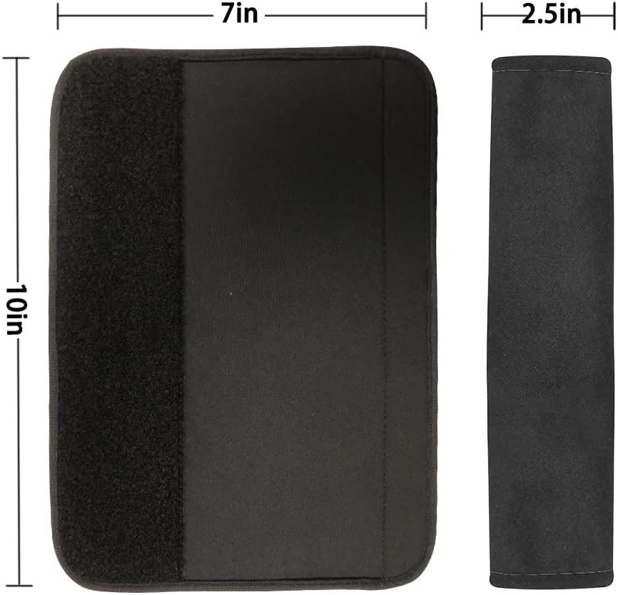 Forchrinse 2 PCs White Dog Paw Print Seatbelt Shoulder Strap Cover for Kids Adults,Soft and Comfortable Seat Belt Covers Universal Fit - Image 3