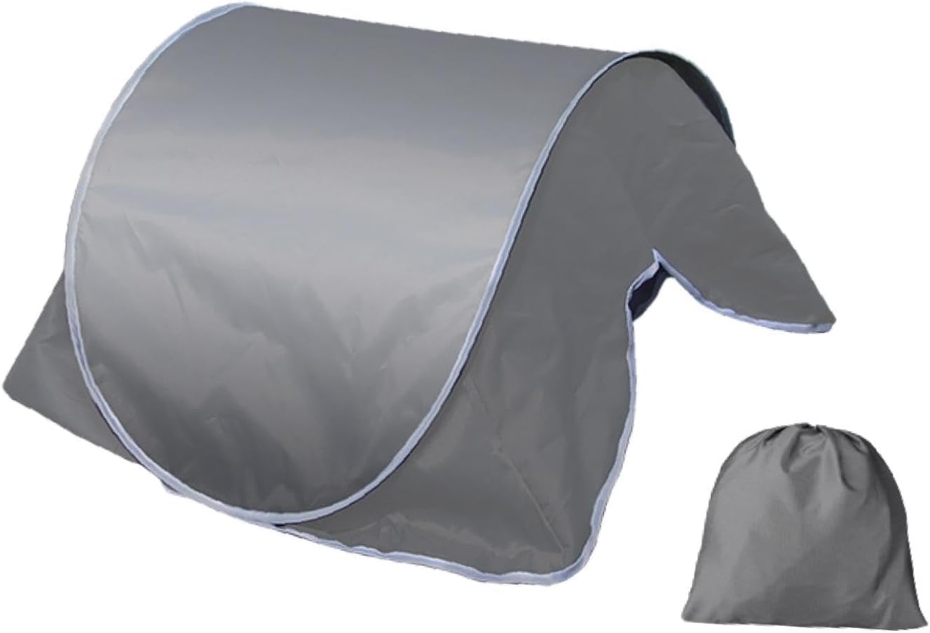 Mini Beach Instant Canopy Anti Shade Automatic Shade Tent for Park Outdoor Hiking Dog Pet Sunbathing, Gray - Image 7