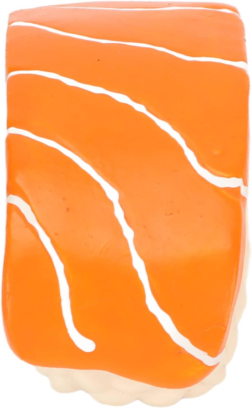 JTLB 3Pack Sushi Shaped Dog Toy, Soft Latex Squeaky Toy for Small to Medium Dogs, Innovative Food Themed Canine Play Toys, Sushi Dog Toy Set - Image 9