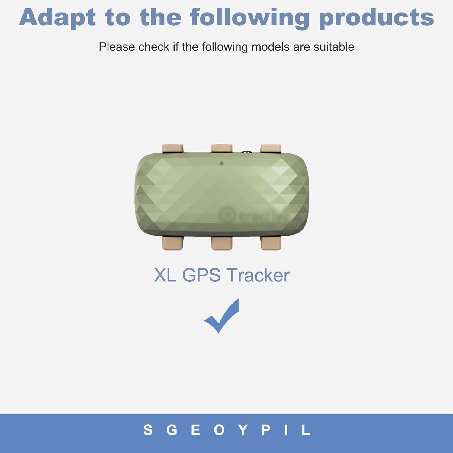 Rubber Attachment Clips for Pet Location Trackers Compatible with Tractive XL GPS Tracker & Health Monitoring for Dogs Replacement Holder Collar Clip - Image 2