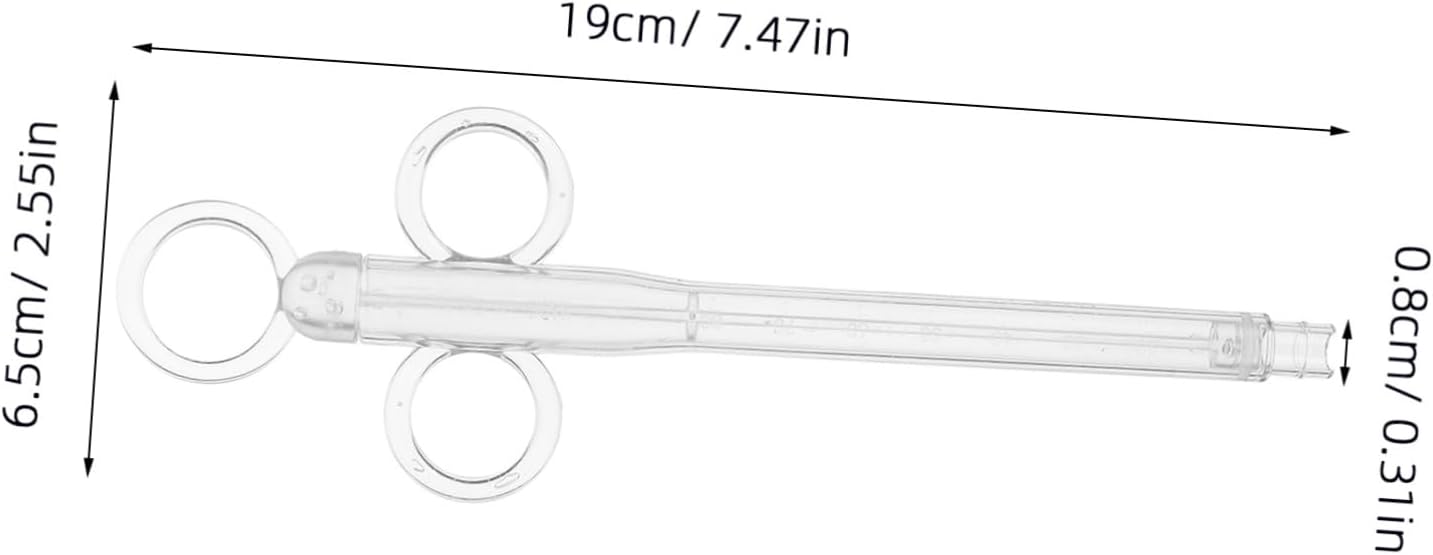 Mikikit 2Pcs Bird Feeding Tubes Durable Pigeon Feeder for Cockatiels Parrots Transparent Design Easy to Clean for Liquid Feeding Travel - Image 2