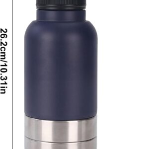 Dog Water Bottle – Dog Water Feeder | Puppy Bottle with Bowl | Leak Proof 1520ml Cat Drinking Cup Detachable Bowl Outdoor Travel Walking Hiking Apartment Camping Portable Pet Hydration Accessory