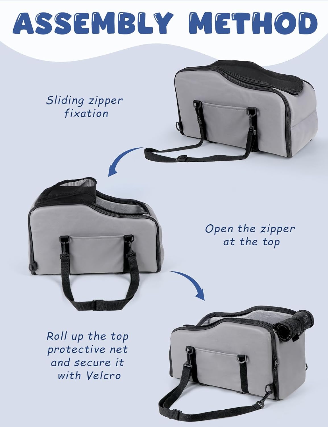 Dog Car Seat for Small Dogs, Portable Center Console Dog Car Seat, Pet Travel Backpack with Safe Protection Hooks and Double Fixation Seat Belts, Suitable for Small Dogs & Cat Under 12 lbs - Image 7