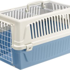 Ferplast Atlas Pet Carrier | Small Pet Carrier for Dogs & Cats w/Top & Front Door Access