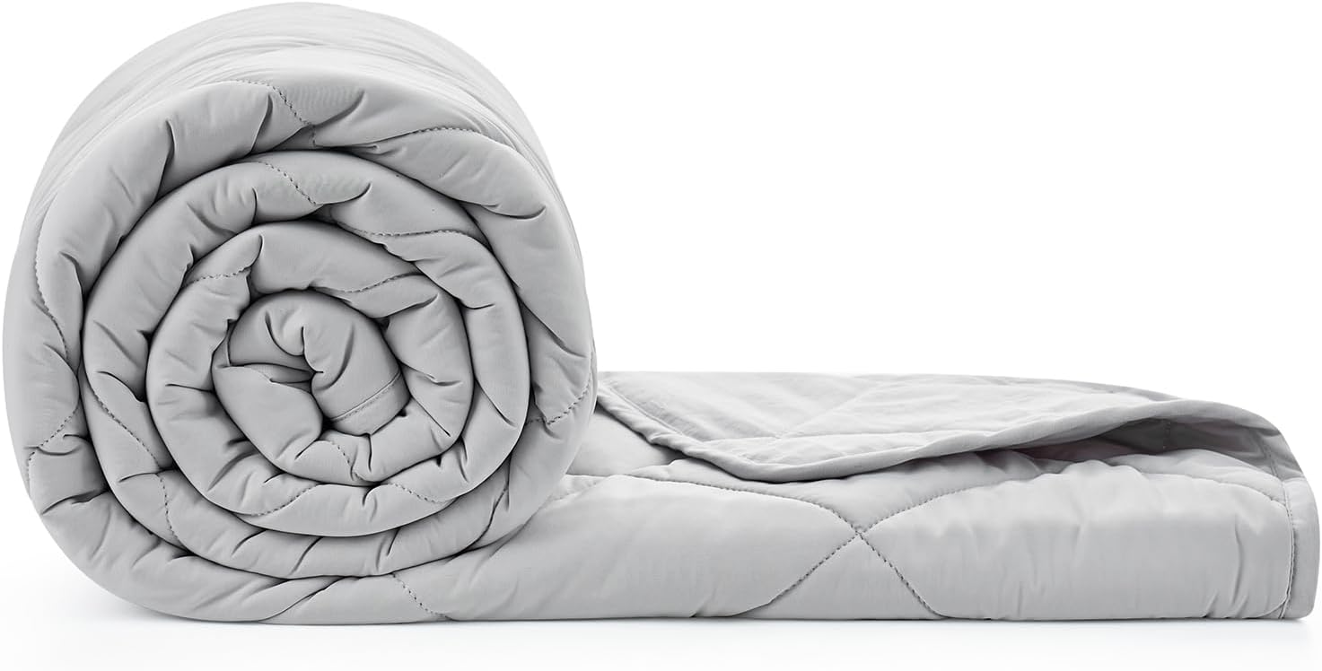 Cozy Bliss Cooling Throw Blanket for Hot Sleepers, Q-Max 0.4 Cooling Comfort 50x70, Cold Blankets for Night Sweats Sleeping, Ultra-Cool Lightweight Breathable Summer Blanket for Bed Travel - Image 7