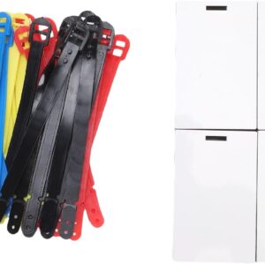 Luggage Tag, 40pcs Sublimation Luggage Blanks, Double Sided Suitcase Labels and Colorful Straps for Making Travel Business Cards Pet Tags