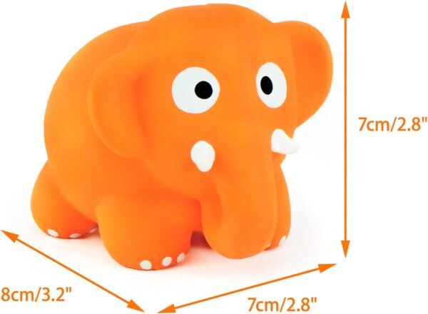 CHIWAVA 3 Pack 3.2'' Squeak Latex Puppy Toy Cute Standing Animal Sets Pet Interactive Play for Small Dogs Assorted Color - Image 4