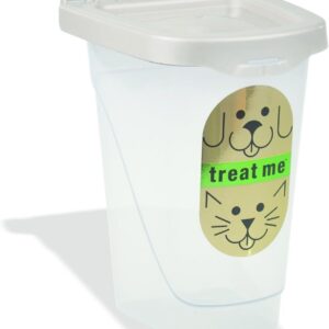 Van Ness Pets Airtight Dog Treat Container And Cat Food Storage, 2 Pound Capacity