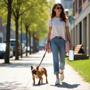 Collapsible Portable Dog Water Bottle & Bowl – Leak-Proof Pet Water Bottle for Dogs, Travel & Walking Accessory