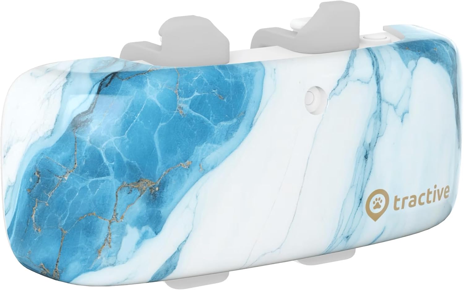 Tractive GPS Dog LTE (4) Hard Cover - Blue Marble - Image 2