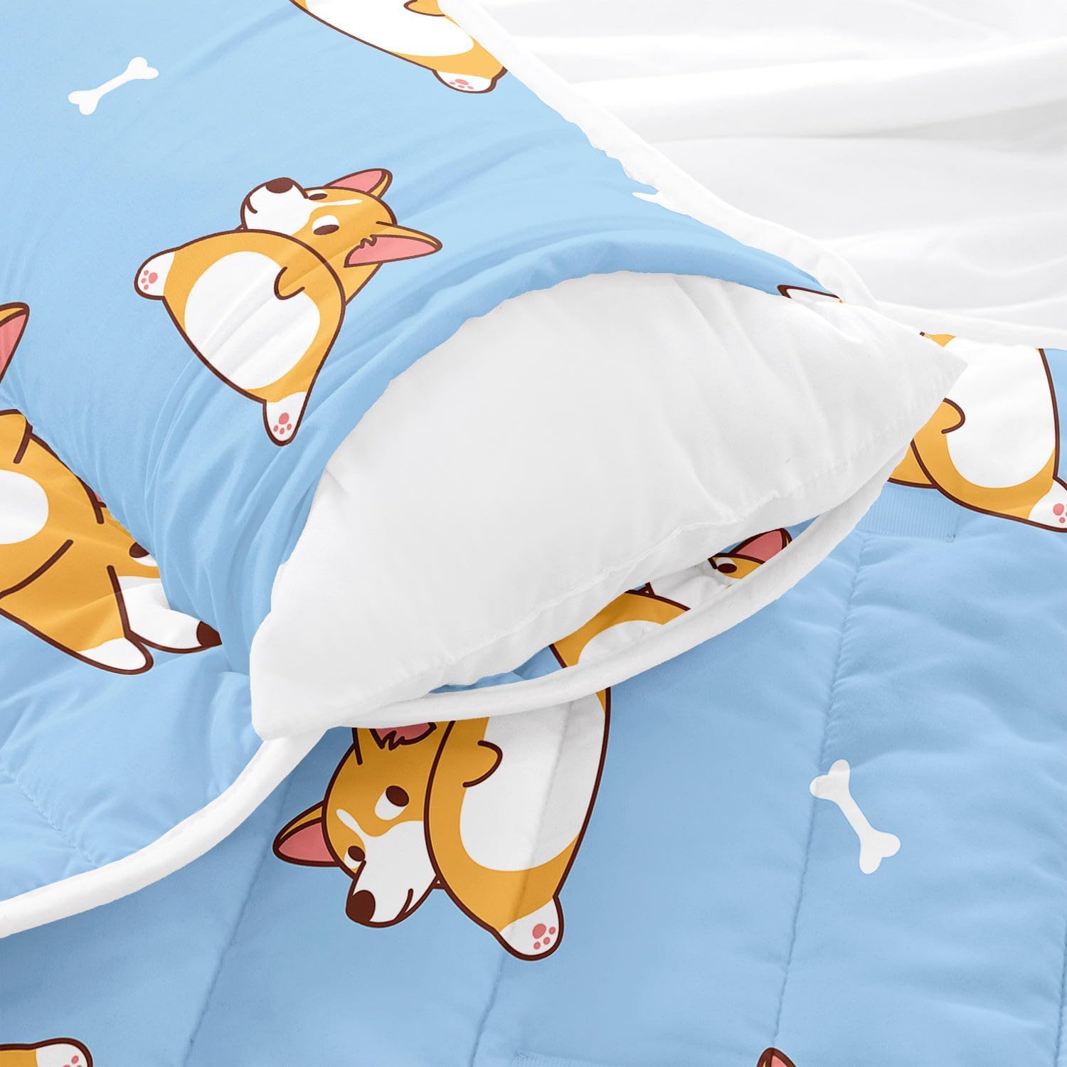 Nap Mat -Animal Sleeping Bag with Removable Pillow - Daycare and Sleepovers Preschool Kindergarten Bedding Set for Kids Toddler Boys Girls - Image 5