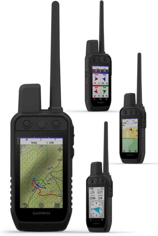 Wearable4U - Garmin Alpha 300 Handheld, Advanced Dog Tracking and Training Handheld, Touchscreen with Leash and Whistle Bundle - Image 2