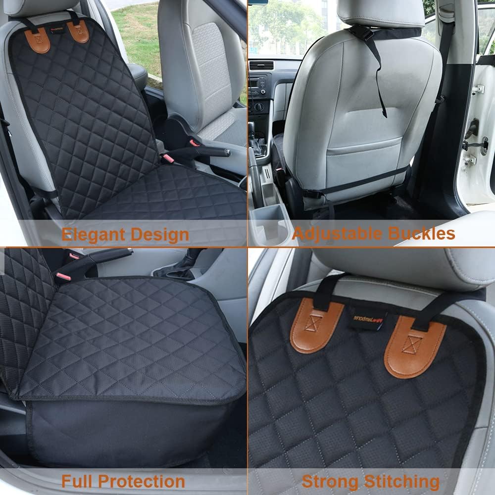 Paw Jamboree Car Front Seat Covers for Dogs Scratch-Proof Pet Car Seat Cover Non-Slip Car Seat Protector for Dogs Bucket Seat Cover - Image 4