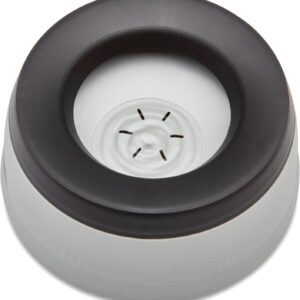 Prestige Pets Road Refresher™ – Cat and Dog Slobber Stopper Water Bowl Dispenser – No Spill Water Bowl for Dogs and Cats – Travel Cat Bowl or Dog Bowl – Grey – Large