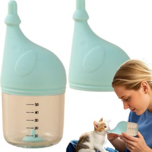 Puppy Bottle - Pet Feeding Syringe, Liquid Food Dispenser | Infant Animal Feeding Tool, Small Dog Milk Bottle, newbarn Kitten Feeder, Puppy Nursing Kit, Travel Pet Hydrator newbarn Pet Milk Dispenser