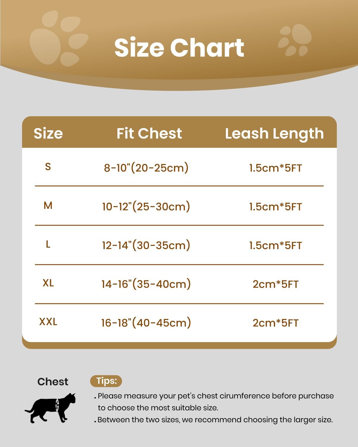 FAYOGOO Cat Harness and Leash Set | Upgrade Step-in Escape Proof Harness | Lightweight Soft Vest, No-Choke Design for Walking, Travel, Camping (Black) - Image 6