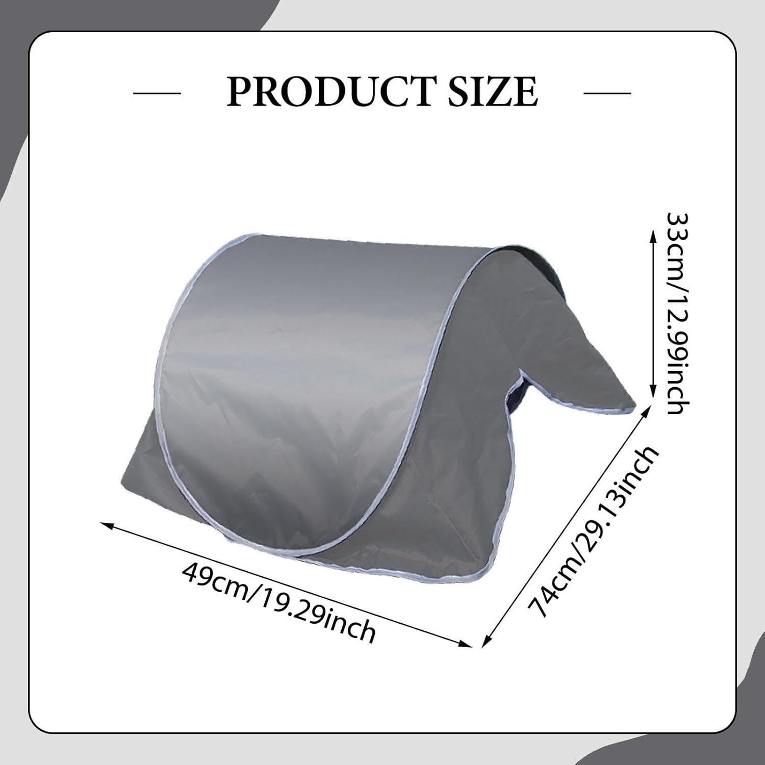 Mini Beach Instant Canopy Anti Shade Automatic Shade Tent for Park Outdoor Hiking Dog Pet Sunbathing, Gray - Image 2
