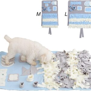Snuffle Mat for Dogs, 23.6" x 39.4" for Large Breed Dogs, Non-Slip&Durable&Machine Washable Interactive Sniff mat for Pets, Encourage Pet’s Natural Foraging Skills.