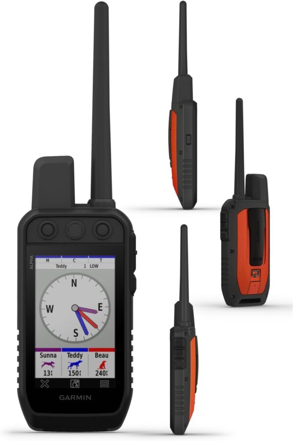 Wearable4U - Garmin Alpha 300 Handheld, Advanced Dog Tracking and Training Handheld, Touchscreen with Leash and Whistle Bundle - Image 3