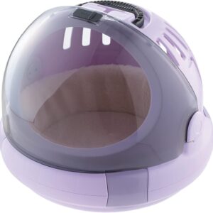 Richell Space Capsule Pet Carrier & Bed, Travel Carrier for Small Dog and cat